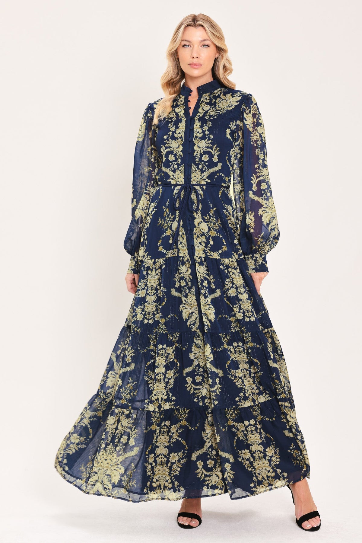 Royal Heritage Bloom Maxi Dress