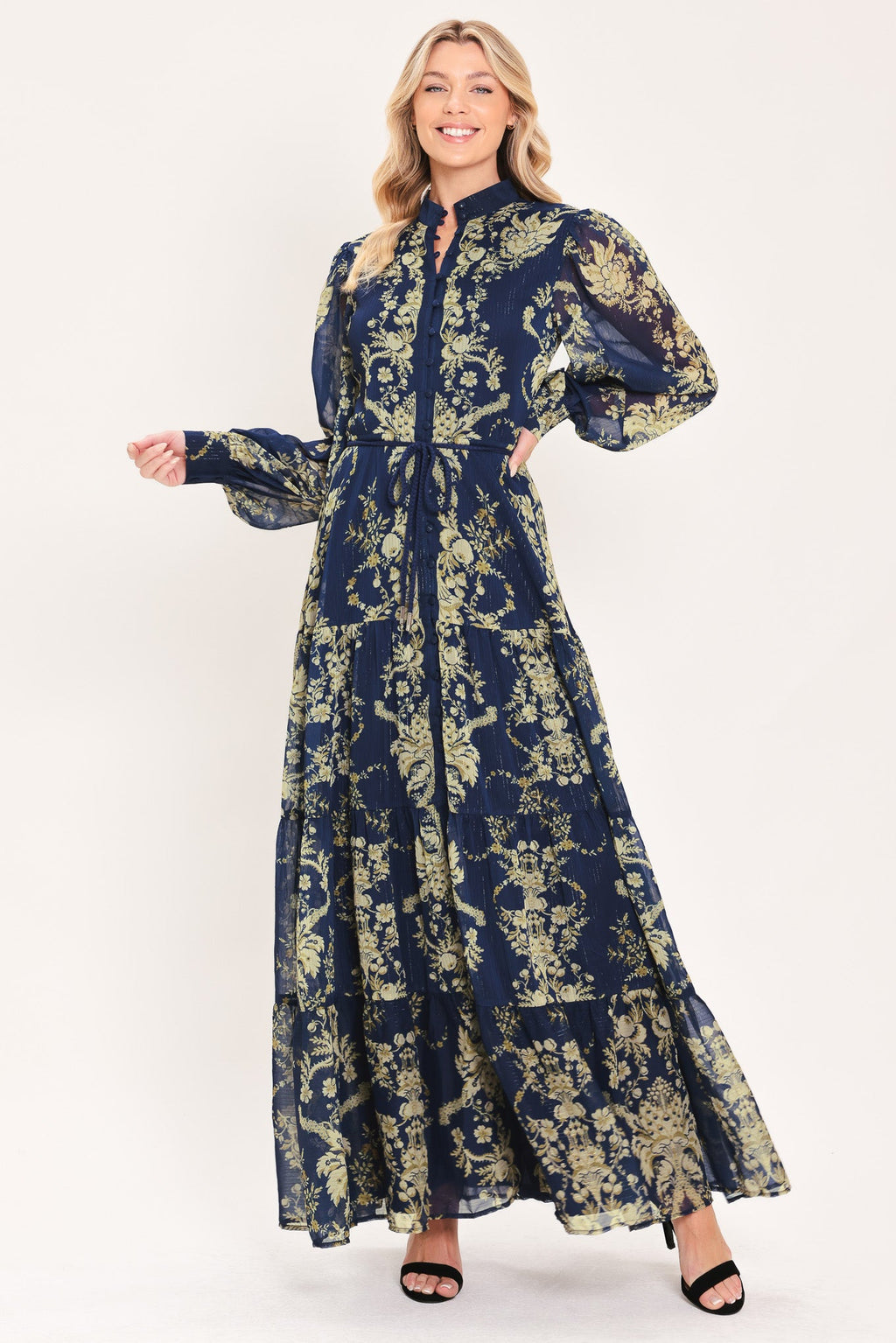 Royal Heritage Bloom Maxi Dress