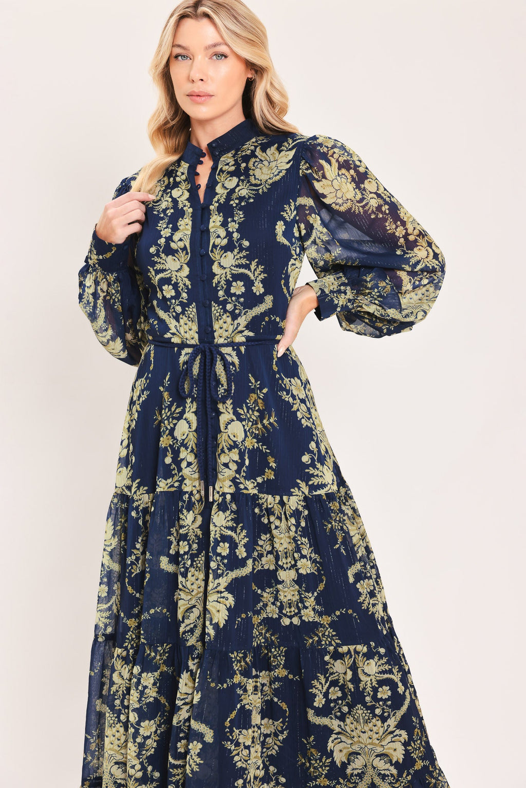 Royal Heritage Bloom Maxi Dress