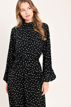 Midnight Sprinkle Waltz Midi Dress