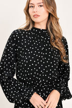 Midnight Sprinkle Waltz Midi Dress