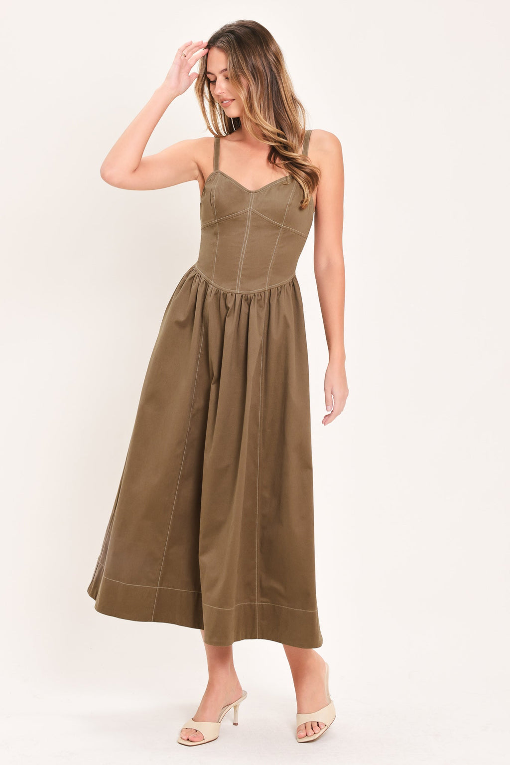 Prairie Heart Ballad Midi Dress