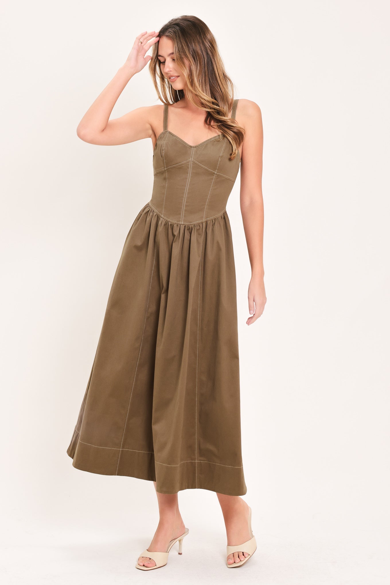 Prairie Heart Ballad Midi Dress