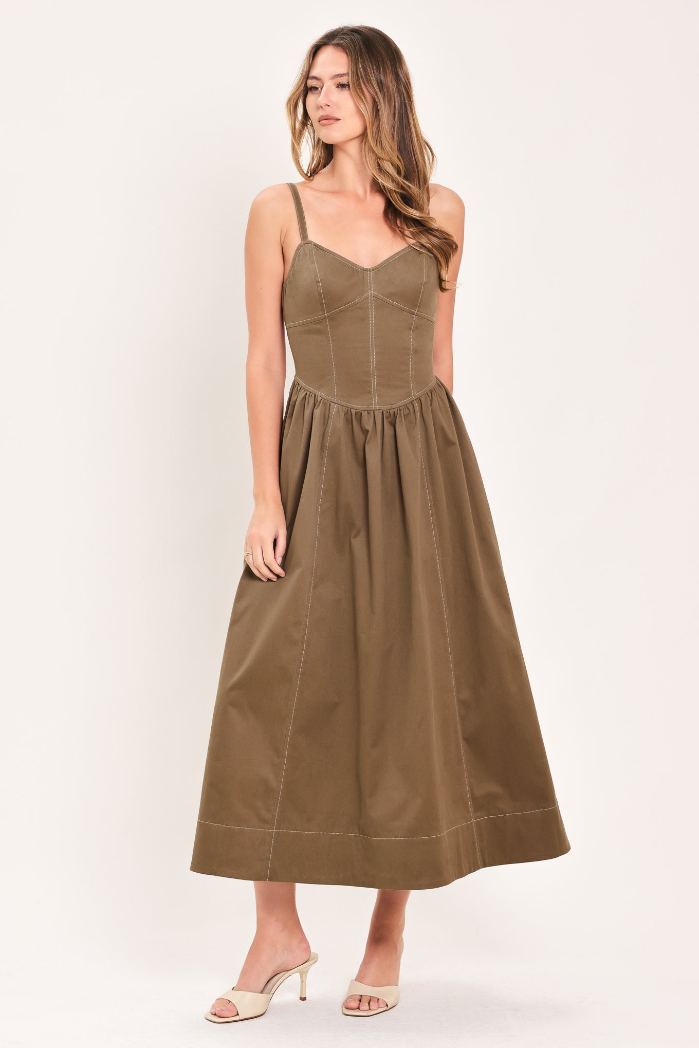 Prairie Heart Ballad Midi Dress