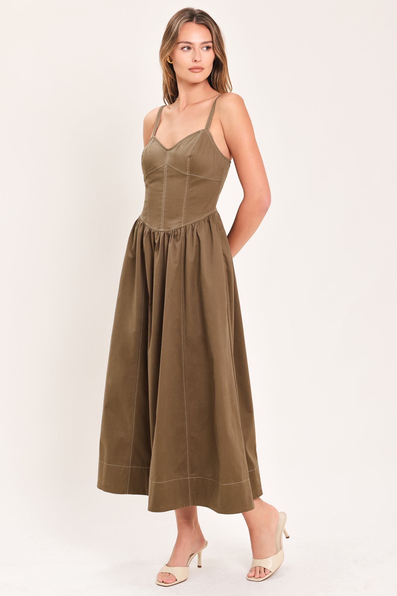 Prairie Heart Ballad Midi Dress