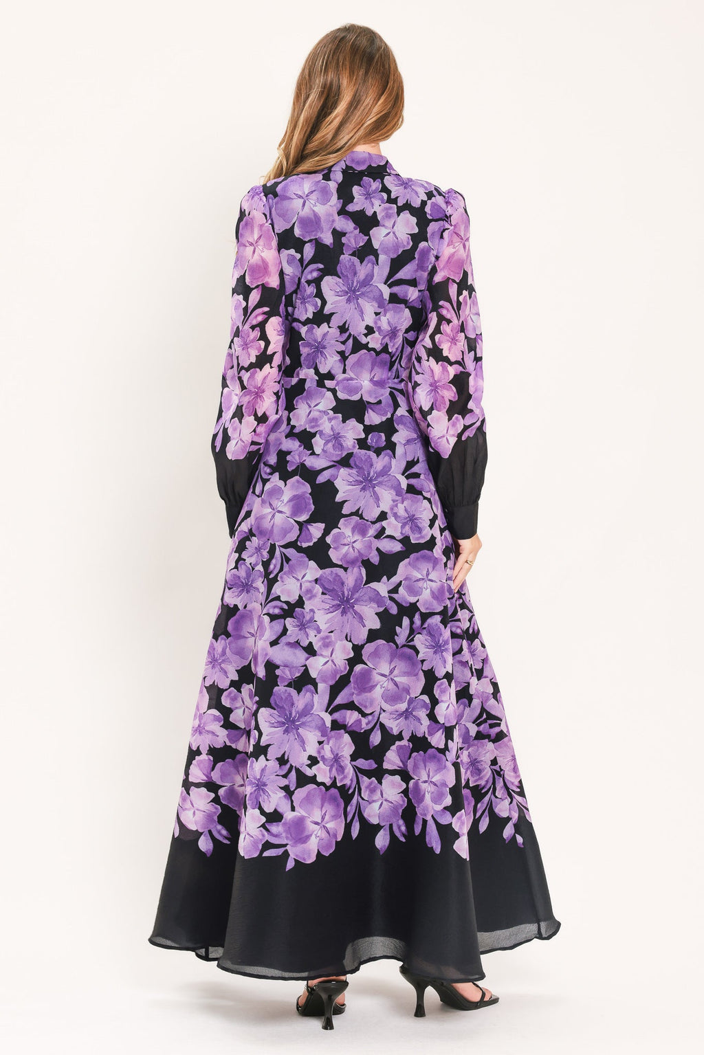 Amethyst Bloom Serenade Maxi Dress