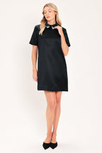Onyx Collar Glow Mini Dress