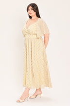 Shimmering Sky Affection Midi Dress