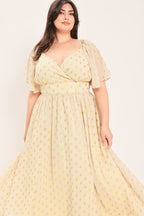 Shimmering Sky Affection Midi Dress