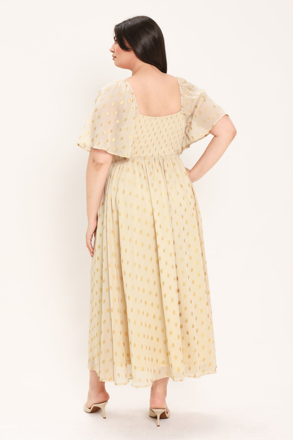 Shimmering Sky Affection Midi Dress