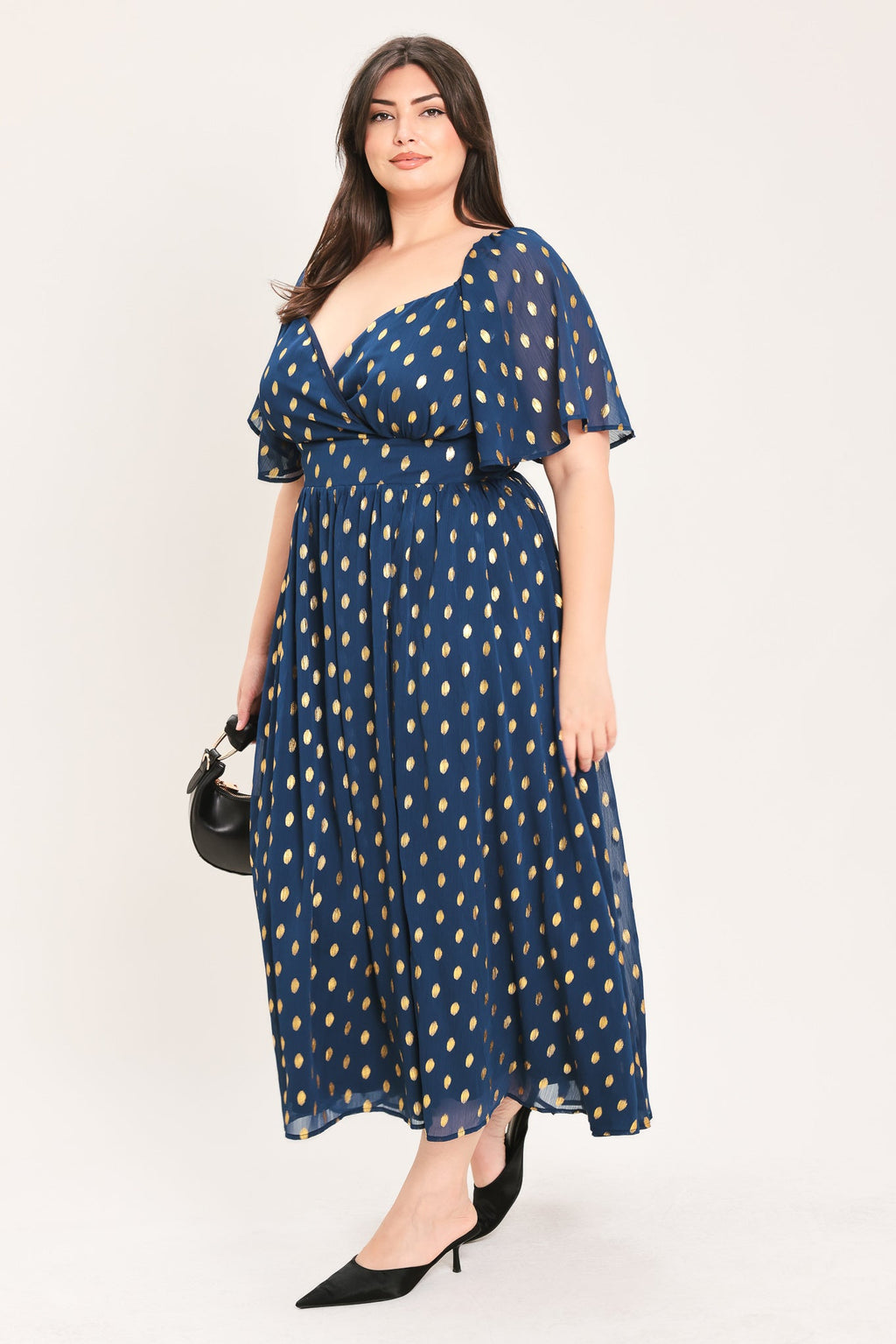 Shimmering Sky Affection Midi Dress