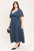 Shimmering Sky Affection Midi Dress