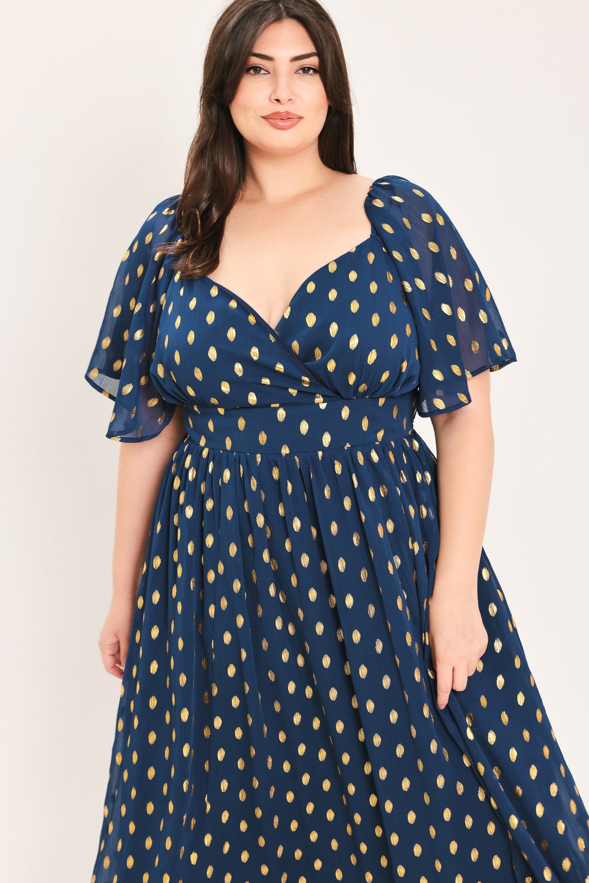 Shimmering Sky Affection Midi Dress