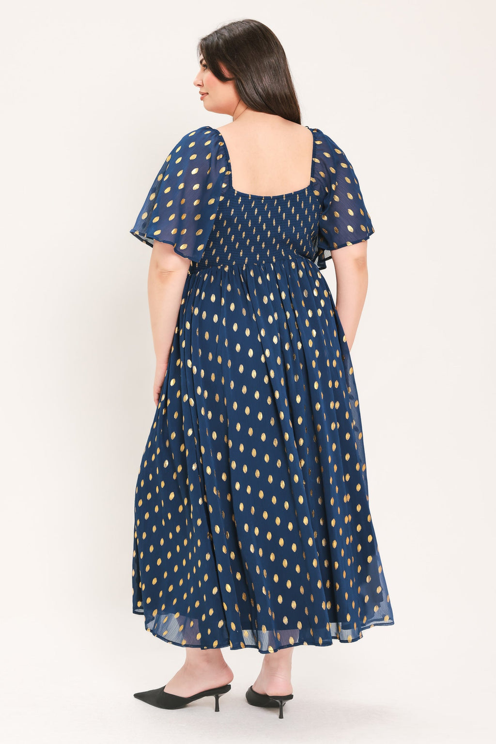 Shimmering Sky Affection Midi Dress