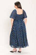 Shimmering Sky Affection Midi Dress