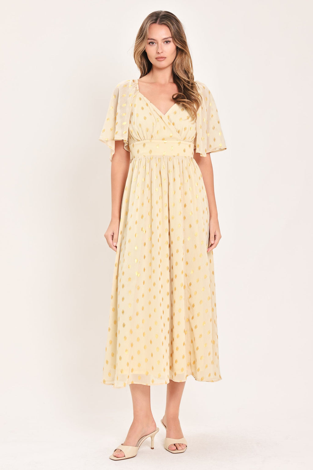 Shimmering Sky Affection Midi Dress