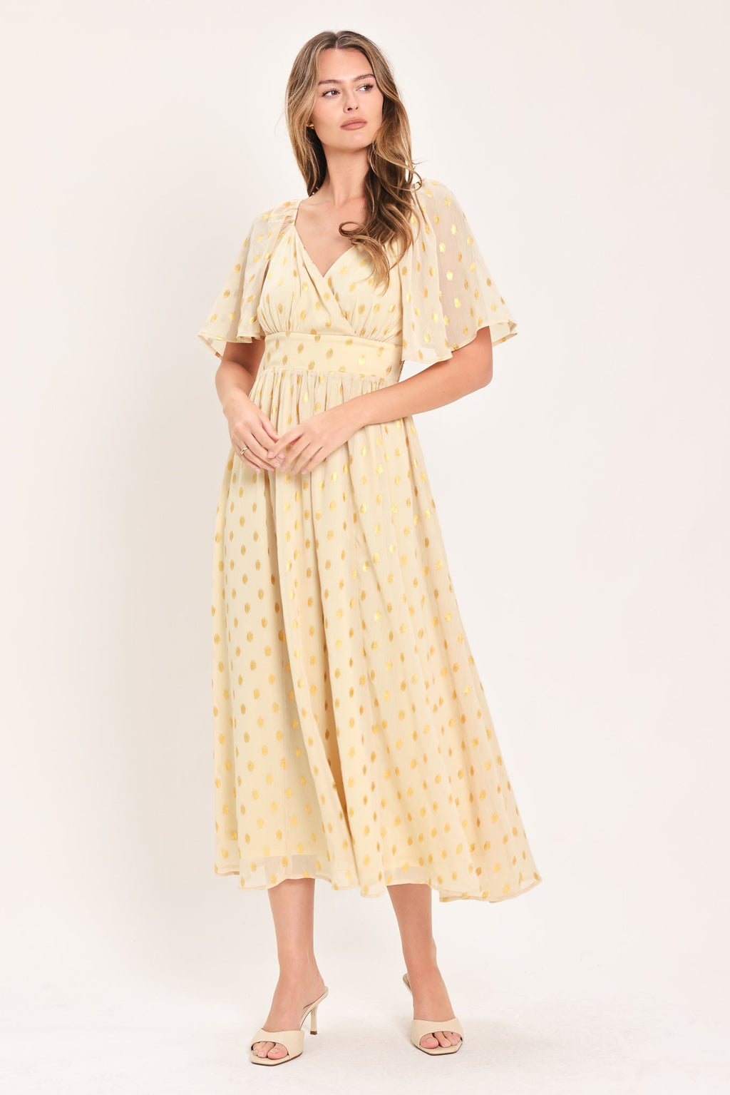 Shimmering Sky Affection Midi Dress