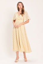 Shimmering Sky Affection Midi Dress
