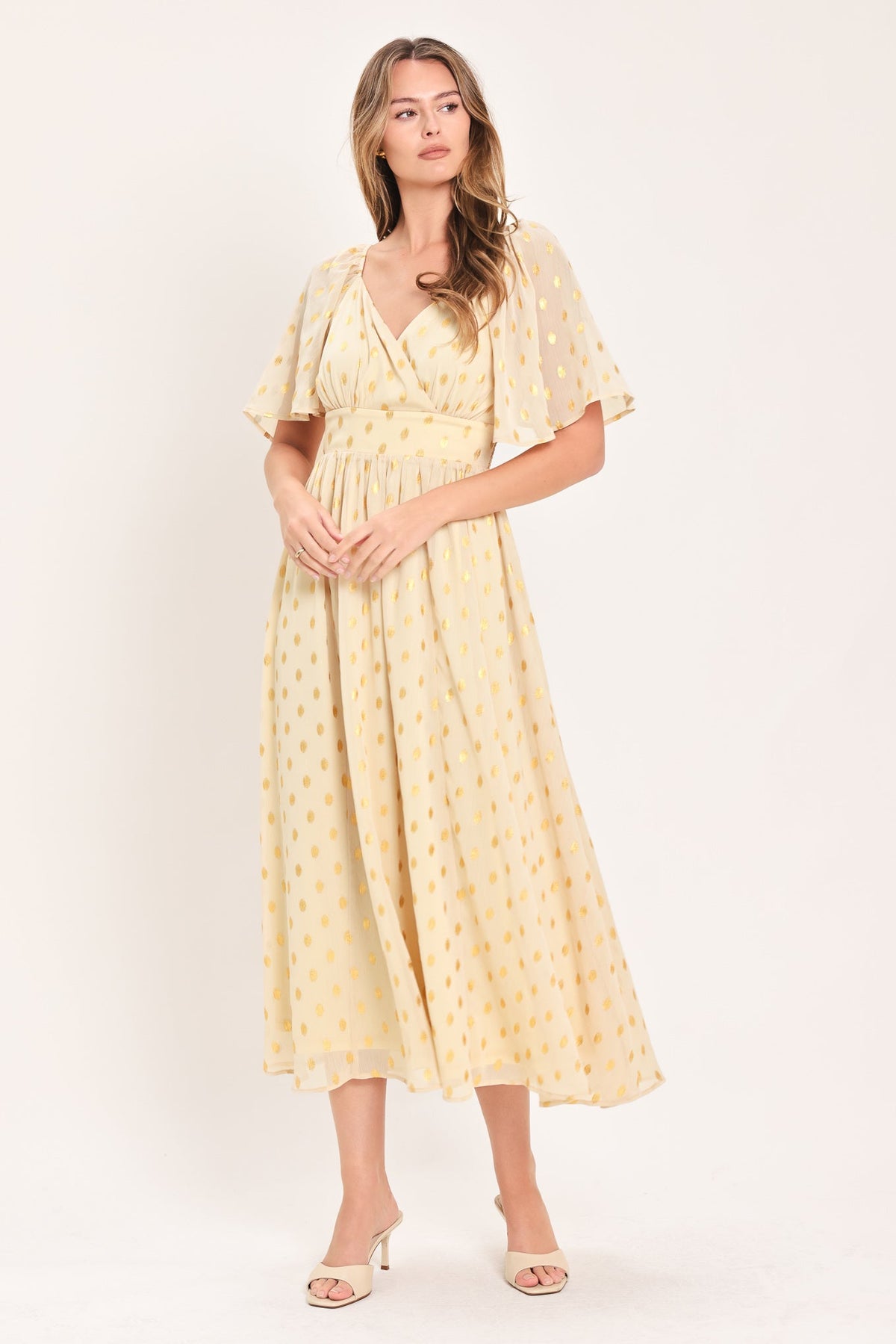 Shimmering Sky Affection Midi Dress