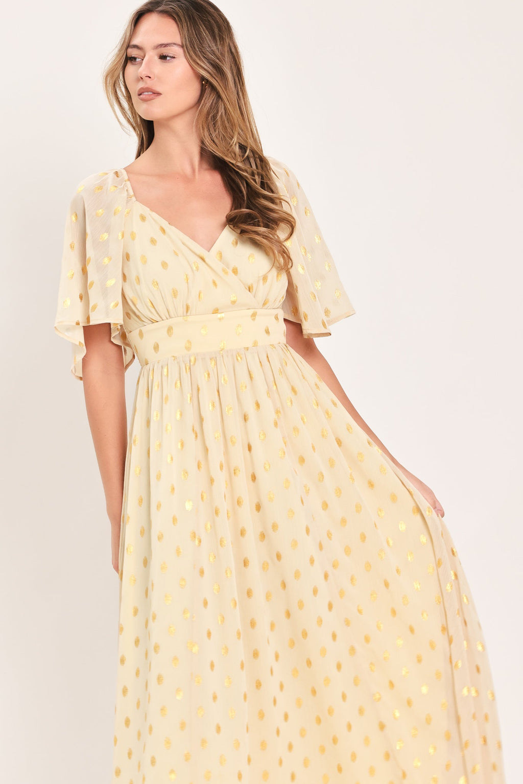 Shimmering Sky Affection Midi Dress
