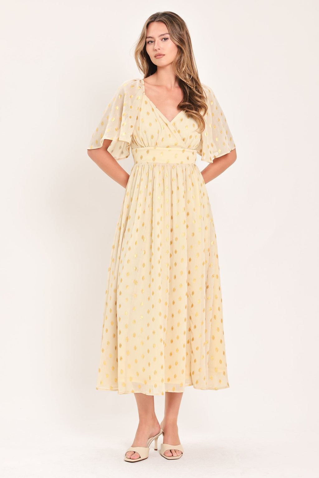 Shimmering Sky Affection Midi Dress
