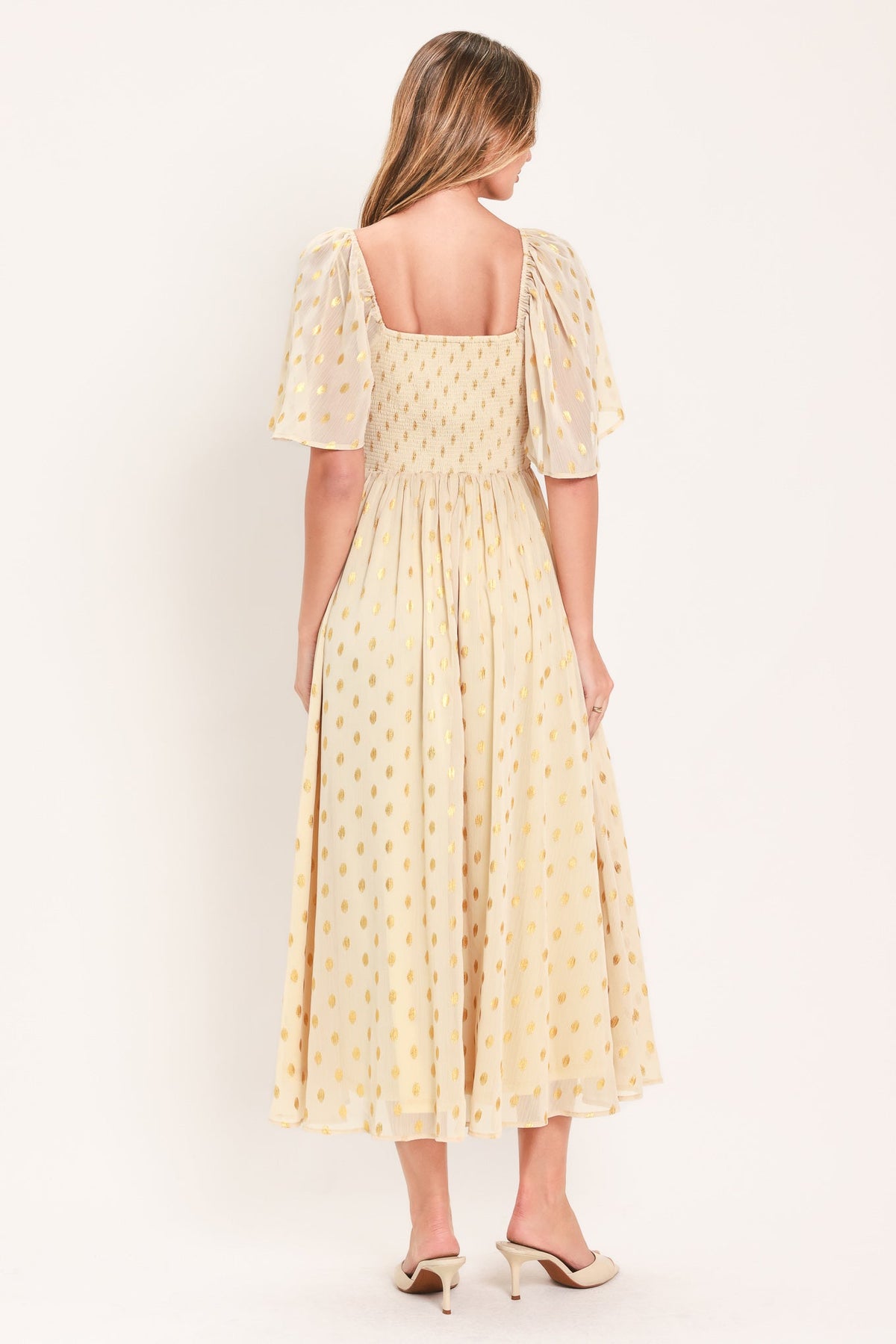 Shimmering Sky Affection Midi Dress