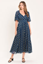 Shimmering Sky Affection Midi Dress
