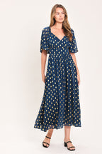 Shimmering Sky Affection Midi Dress