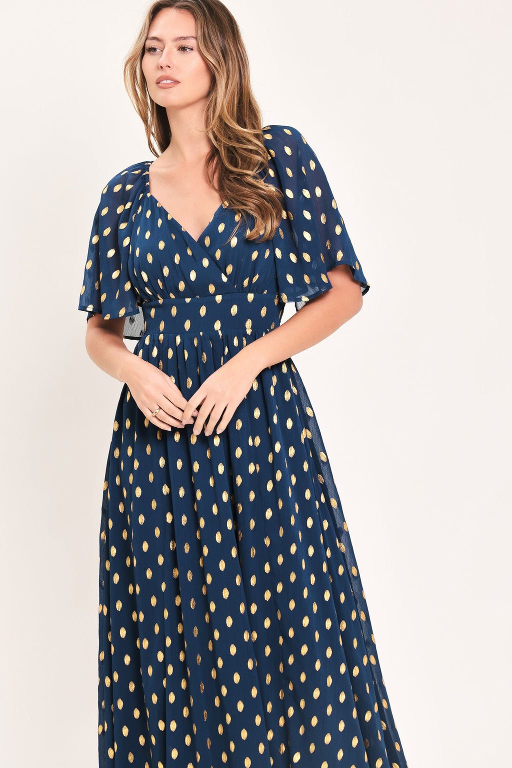 Shimmering Sky Affection Midi Dress