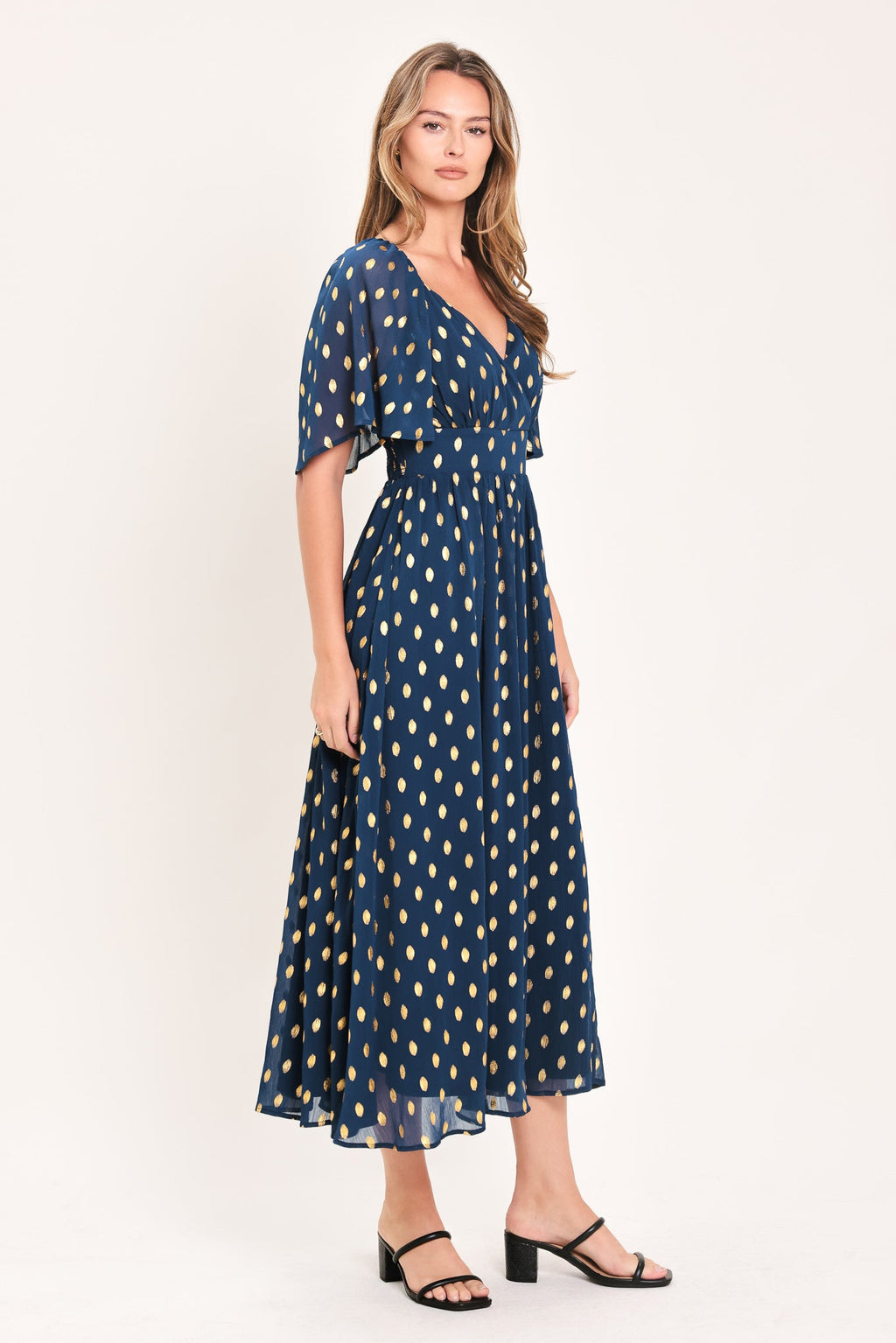 Shimmering Sky Affection Midi Dress