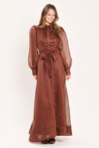 Cedarlight Embrace Organza Maxi Dress