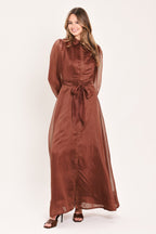 Cedarlight Embrace Organza Maxi Dress