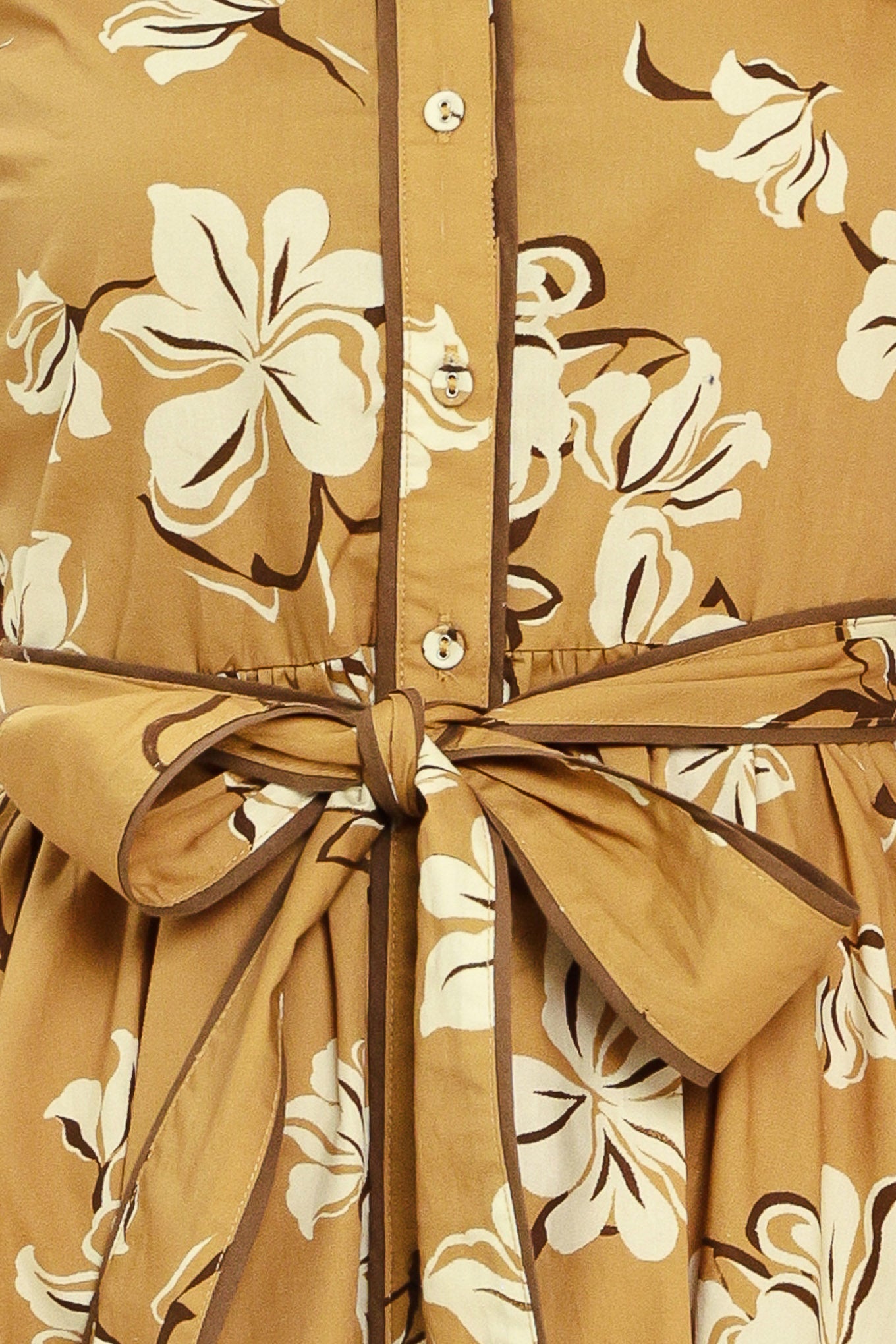 Sunwarm Floral Charm Mini Shirt Dress