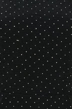 Midnight Spark Black Embellished Halter Maxi Dress
