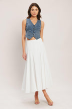 Euro Summer Denim Vest