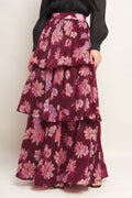 GARDEN ROMANCE WOVEN MAXI SKIRT