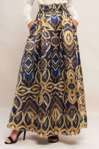 Nightfall Drape Maxi Full Skirt