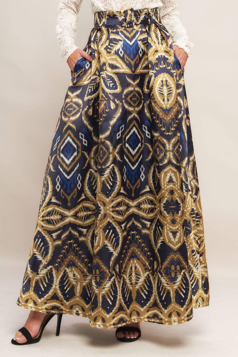 Nightfall Drape Maxi Full Skirt