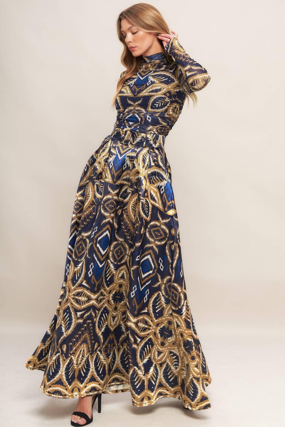 Nightfall Drape Maxi Full Skirt