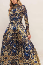 Nightfall Drape Maxi Full Skirt