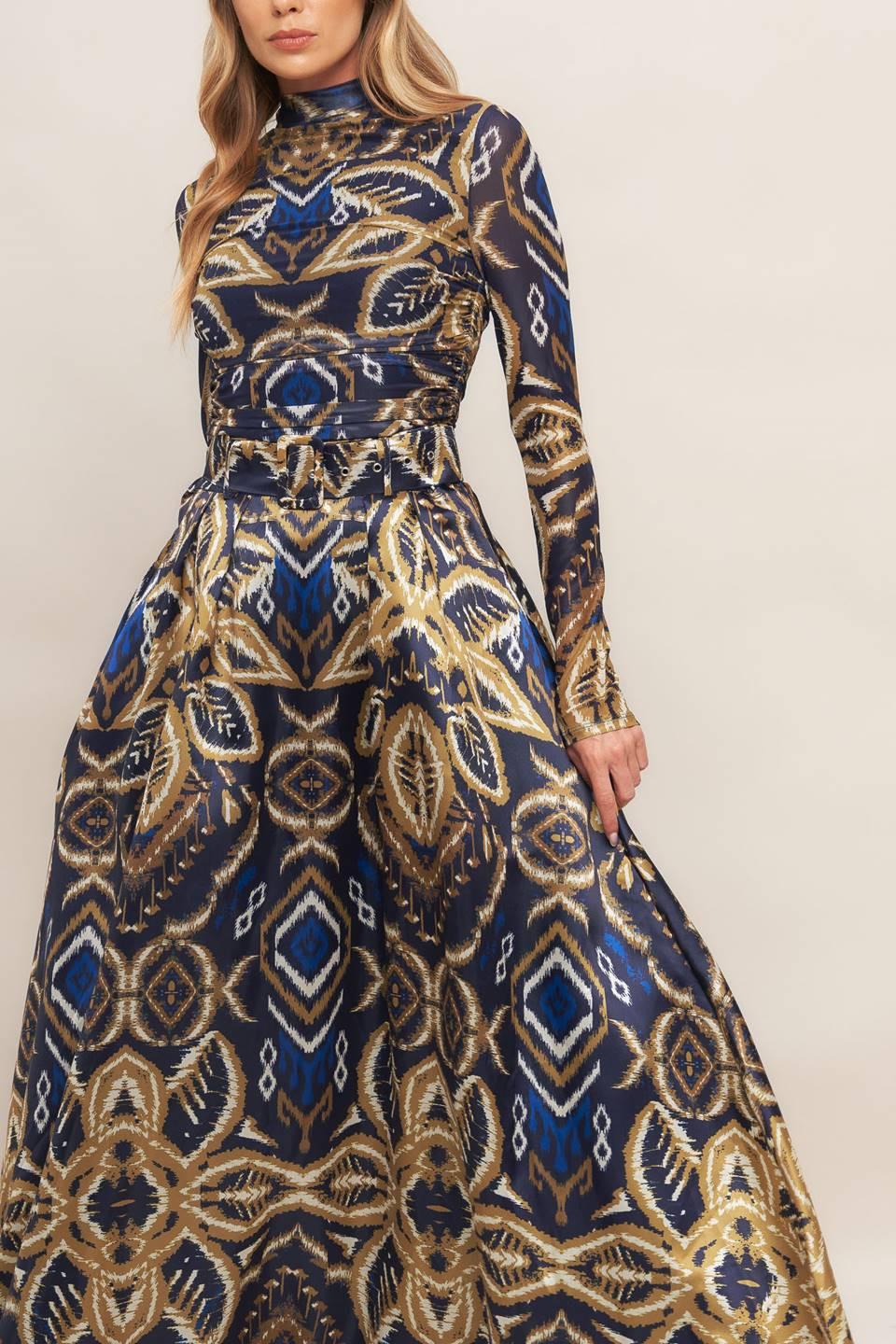 Nightfall Drape Maxi Full Skirt