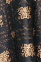 ORNAMENTAL NIGHTS WOVEN MAXI CIRCLE SKIRT
