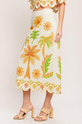Vintage Island Midi Skirt