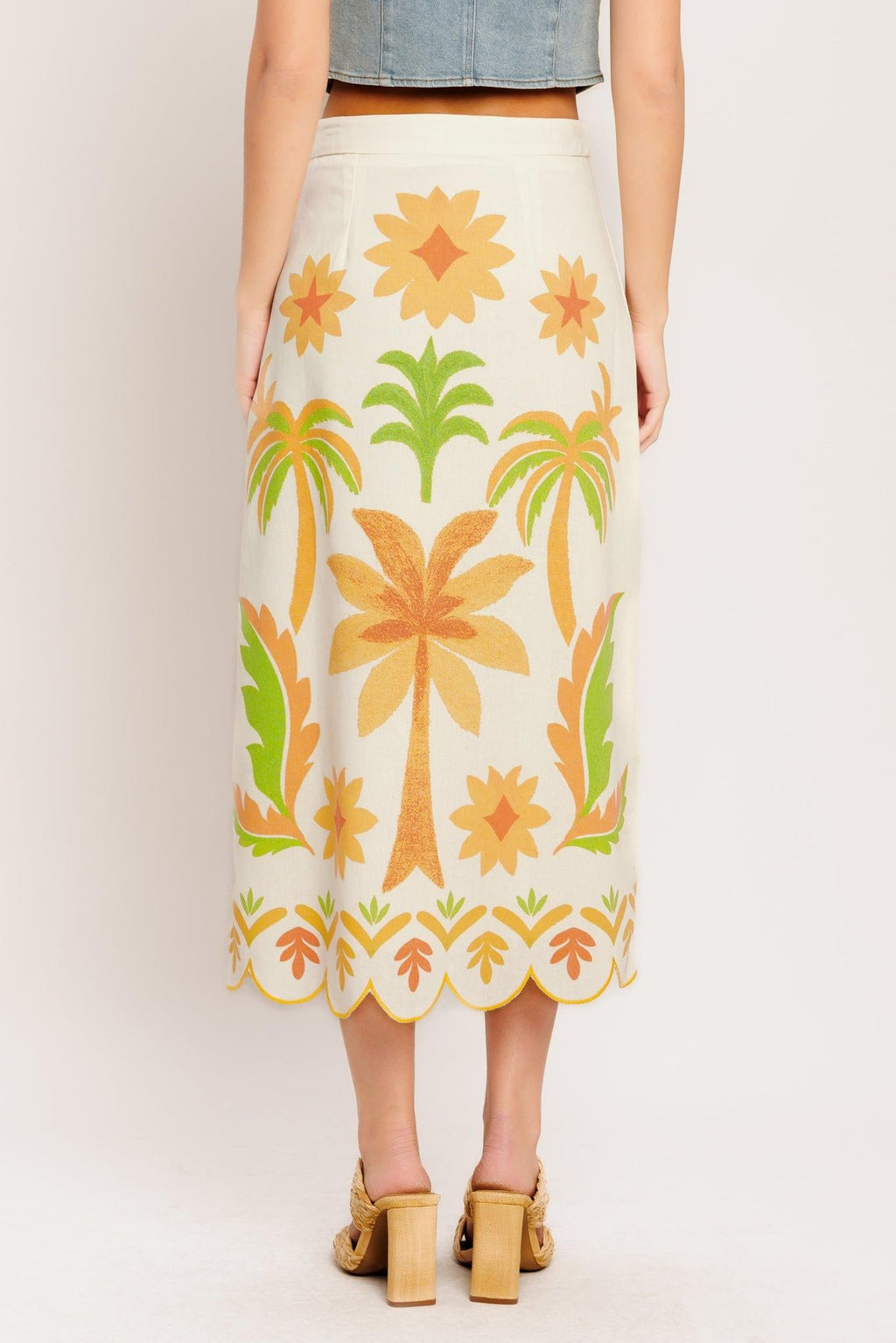 Vintage Island Midi Skirt
