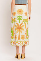 Vintage Island Midi Skirt
