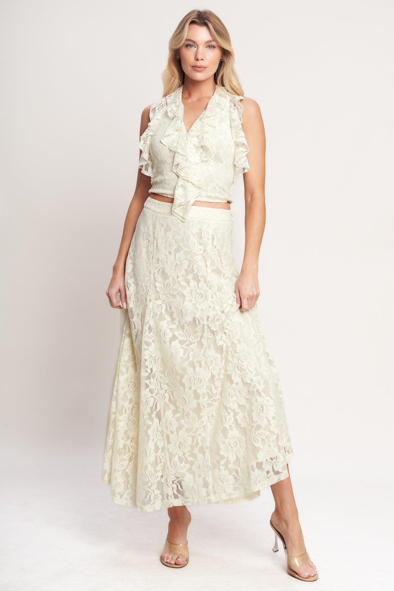 Ballet Muse Woven Lace Skirt