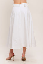 EASY WEAR WESTERN WOVEN MIDI SKIRT