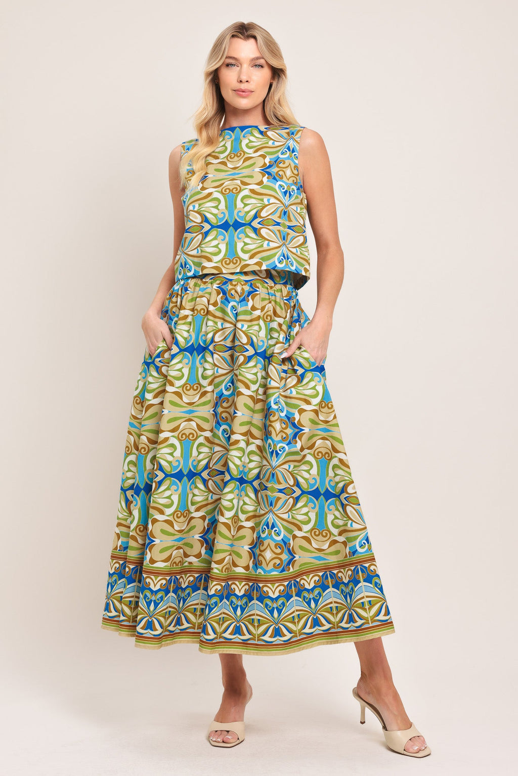 Island Mosaic Full Skirt