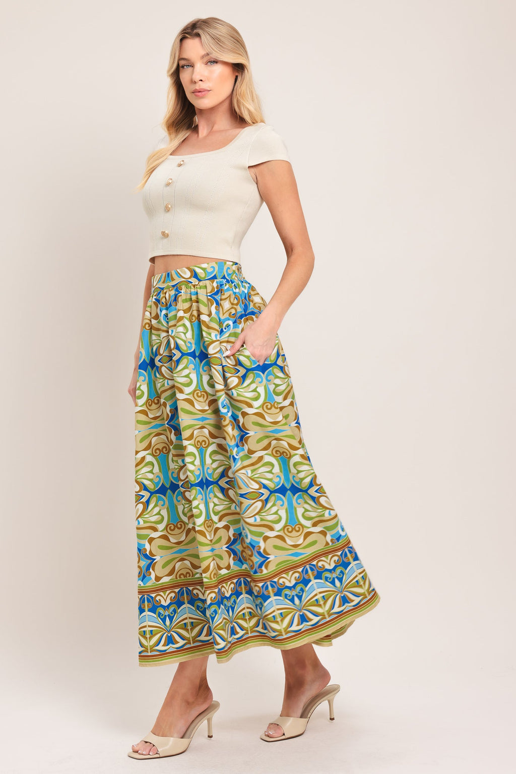 Island Mosaic Full Skirt