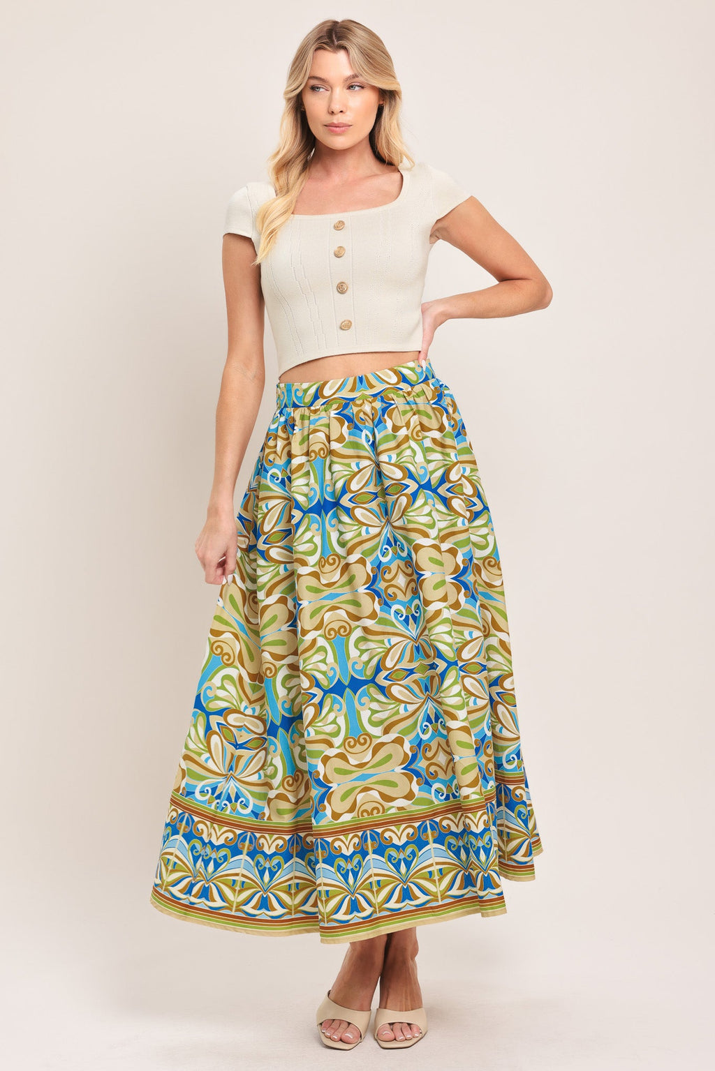 Island Mosaic Full Skirt